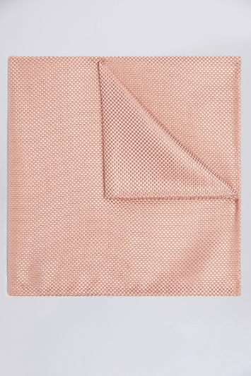 Peach Silk Pocket Square