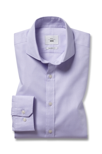 Tailored Fit Lilac Non-Iron Shirt