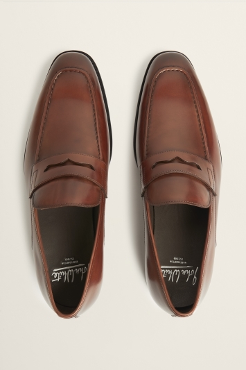 Strand Tan Leather Loafer Shoe