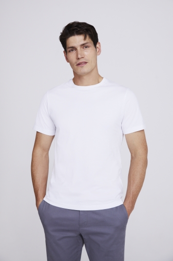 White Crew-Neck T-Shirt