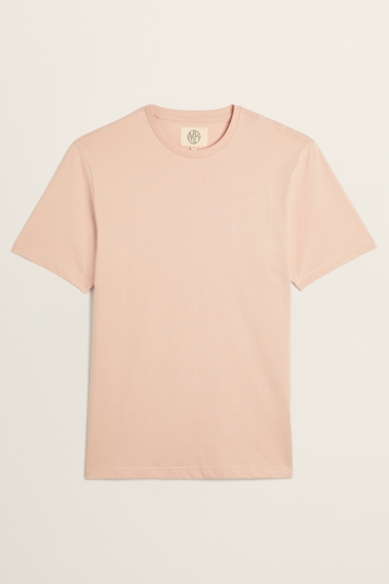 Pale Pink Crew-Neck T-Shirt