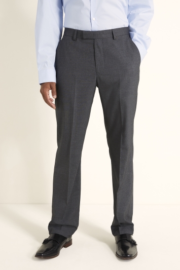Regular Fit Mid Grey Trousers 
