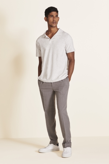 Moss 1851 Tailored Fit Grey Stripe Trousers