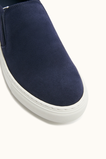 suede slip on trainers mens