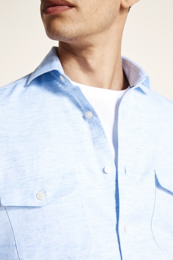 Tailored Fit Sky Overshirt