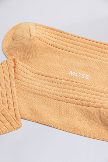 Apricot Fine Ribbed Socks 