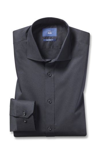 Tailored Fit Black Stretch Shirt