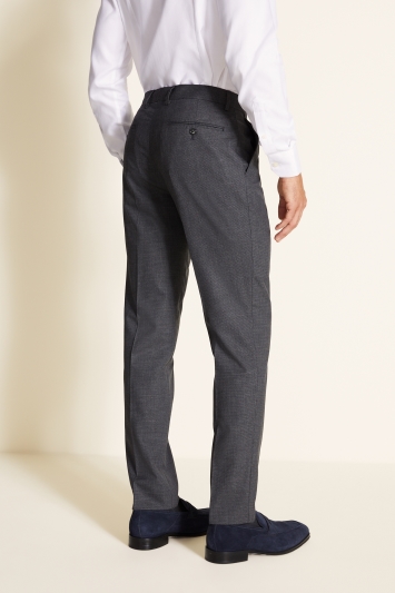 Tailored Fit Charcoal Puppytooth Trouser