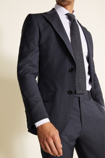 Tailored Fit Grey Houndstooth Jacket