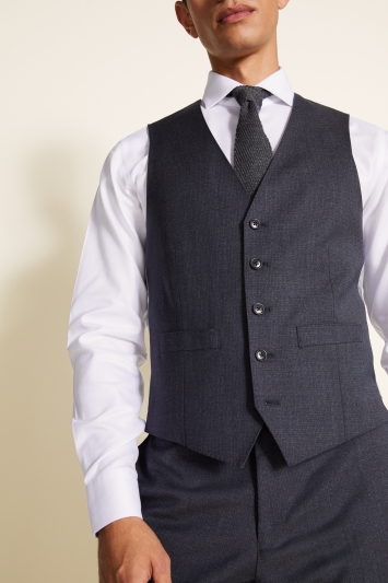 Icegrey Men Slim Fit Double Breasted Casual Waistcoat Formal Suit Vest 