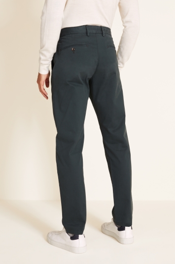 Tailored Fit Green Stretch Chino 