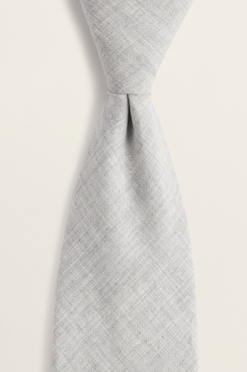 Light Grey Unlined Tie