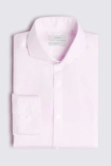 Slim Fit White Pinpoint Oxford Non-Iron Shirt
