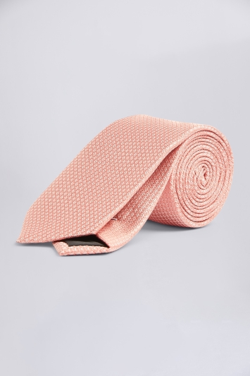 Peach Textured Tie