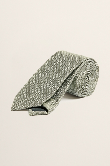 Sage Green Textured Tie