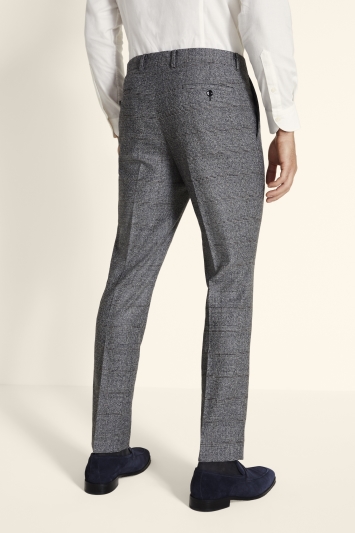 Slim Fit Grey Check Trousers