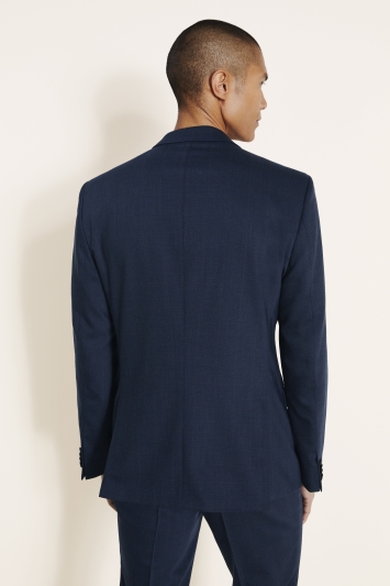 Slim Fit Navy with Red Check Jacket