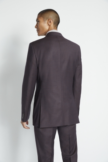 Moss 1851 Performance Tailored Fit Burgundy Jacket
