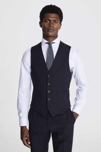 Tailored Fit Charcoal Performance Waistcoat