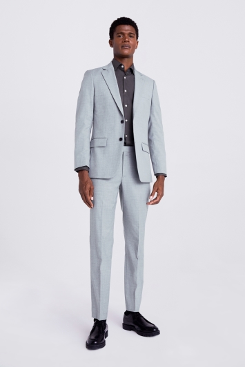 Tailored Fit Grey Stretch Jacket
