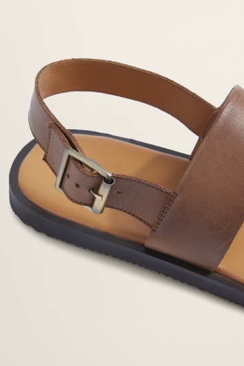 Capri Tan Leather Sandal