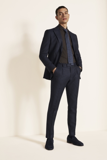 Pesters Men Jacket Black Solid Suit Slim fit Three Piece Suit Three Piece Suit for Man Suits 