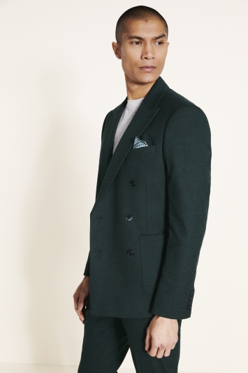 Men's 2 Piece Suit Black Wool Size 40 UK Made Jacket Blazer Trousers Formal Two 