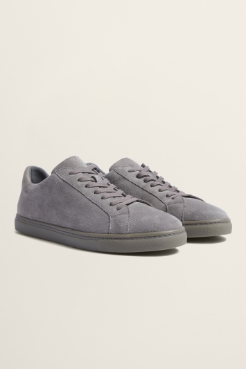 Roma Neutral Suede Trainers