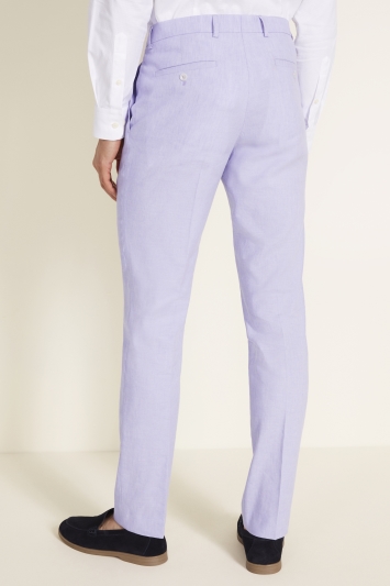 Lilac Linen Trousers 
