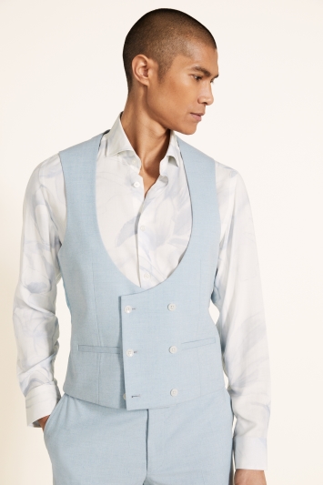 NEW Grey Button Up Front Waistcoat Plain/Simple/Smart/Casual/Very Light Weight 