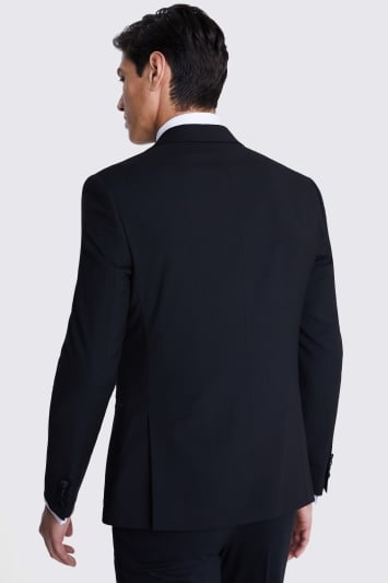 Slim Fit Black Peak Lapel Tuxedo