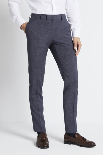 Slim Fit Mid Blue Trousers