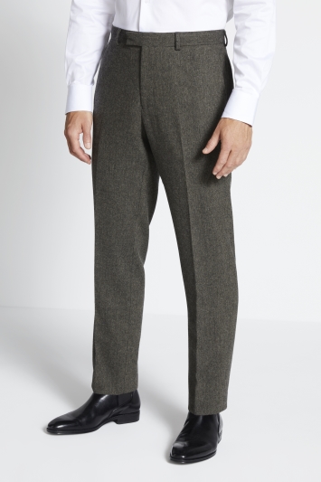 Men's Tweed Pants | Donegal & Herringbone | Moss