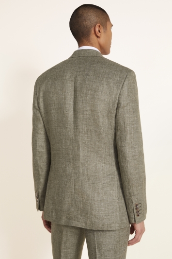 Tailored Fit Sage Linen Jacket