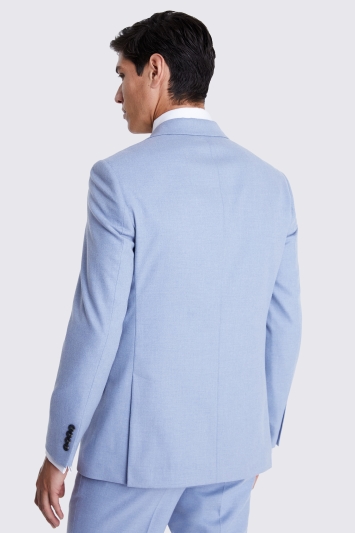 Tailored Fit Light Blue Flannel Jacket 