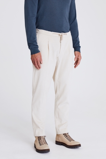 Winter White Worker Joggers