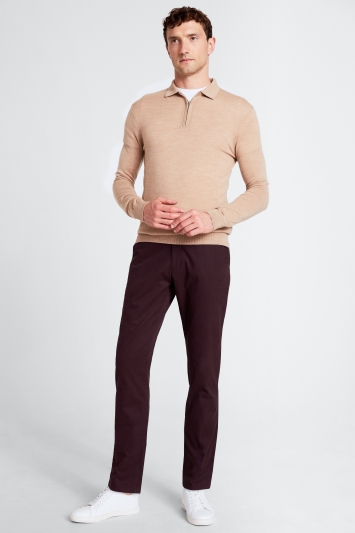 Tailored Fit Fig Stretch Chinos 