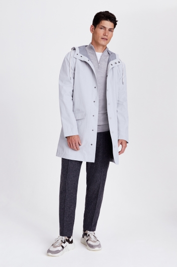 Light Grey Raincoat 