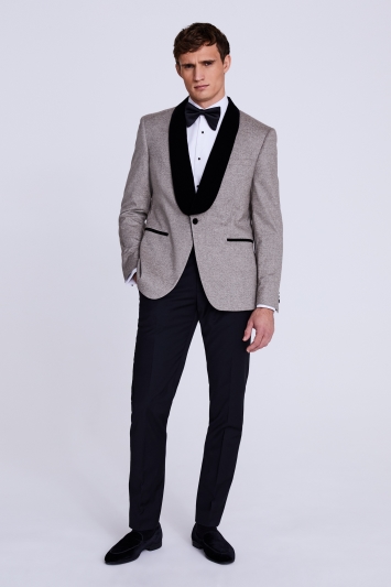 Slim Fit Neutral Dress Jacket