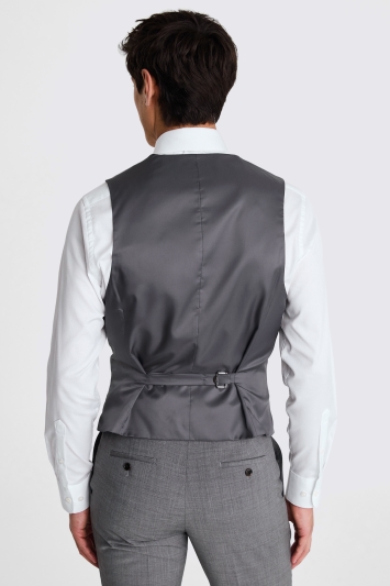 Slim Fit Grey Waistcoat