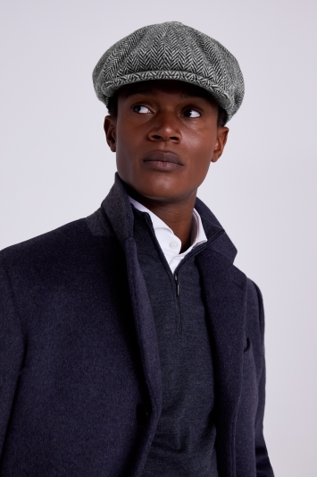 CRAGGI Cappello Baker Boy A Quadri Rosso, Blu Navy E Crema - Taglia Unica Donna 56-61 Cm - 100% Cotone