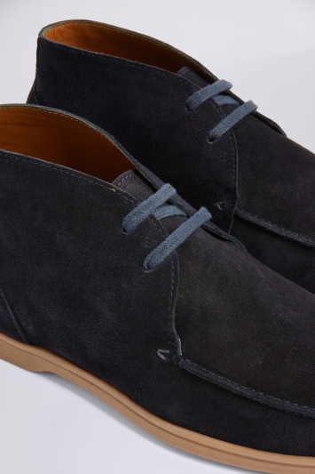 Navy Chukka Boots