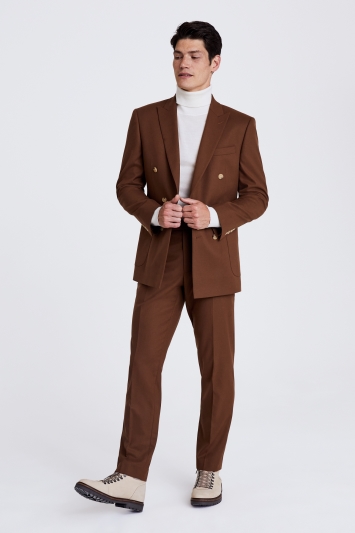 Mens Clothing Jackets Blazers Natural for Men Schneiders Flannel Suit Jacket in Camel 