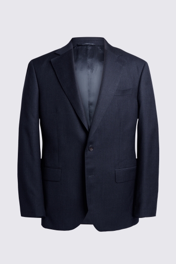 Moss Custom Made Charcoal Twill Suit In Grey