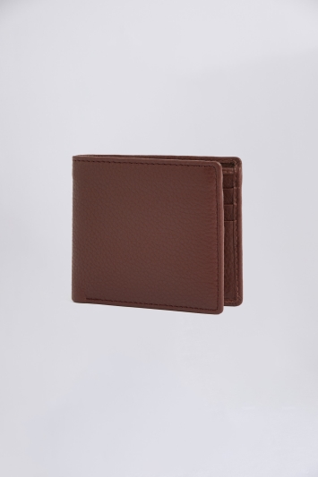 Chocolate Grained Leather Wallet