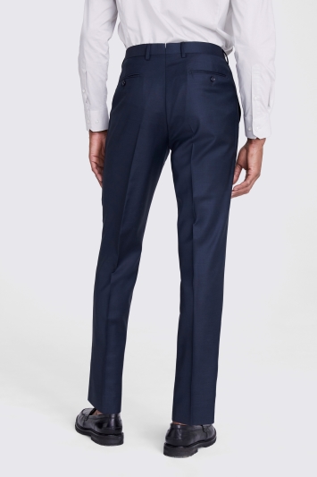 Italian Tailored Fit Teal Trousers