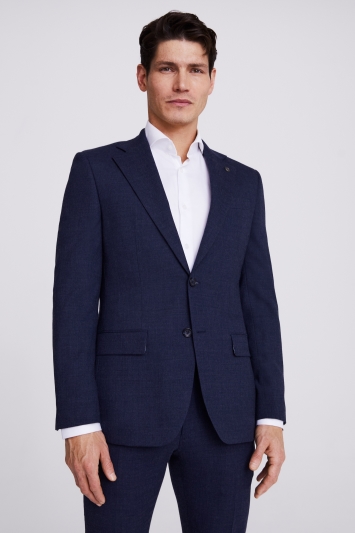 Ted Baker Tailored Fit Blue Flannel Jacket 