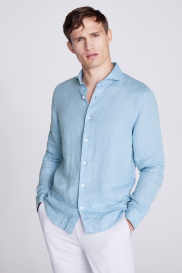 Men's Linen Shirts | Men's Casual Linen Shirts | Moss Bros.