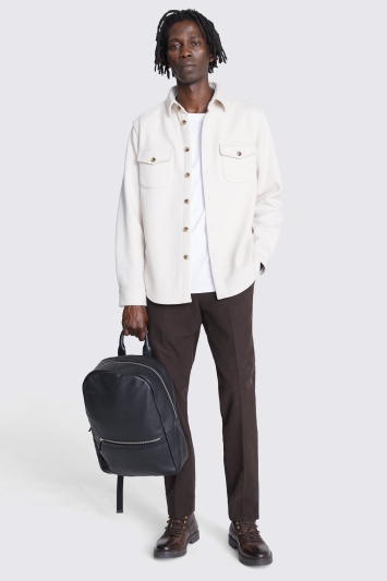 Off White Knitted Overshirt