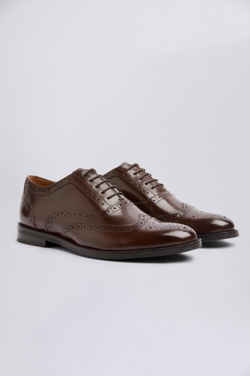 Oxford Brown Brogue Shoe